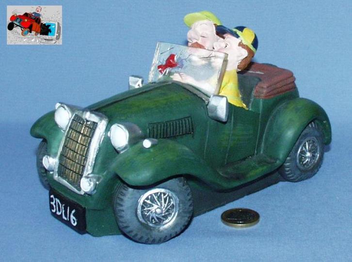 Caricaturen van Golfkarretjes Porsche MG BMW enz, Hobby en Vrije tijd, Modelbouw | Auto's en Voertuigen, Nieuw, Auto, Groter dan 1:32
