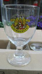 6 Grimbergen glazen in originele doos, Ophalen, Nieuw, Bierglas