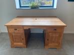 Massief eik bureau, Huis en Inrichting, Bureaus, Ophalen, Gebruikt, Bureau