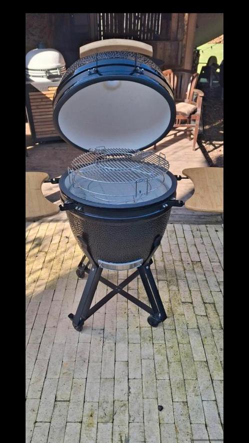 Tiger Fire Kamado XL Black, Tuin en Terras, Houtskoolbarbecues, Nieuw, Ophalen of Verzenden