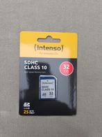 SDHC geheugenkaart 32 gb merk Intenso, Audio, Tv en Foto, Foto | Geheugenkaarten, 32 GB, Nieuw, Ophalen of Verzenden, Overige