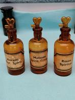 Antieke apotheek flesjes 19de eeuw zeldzaam, Antiek en Kunst, Ophalen