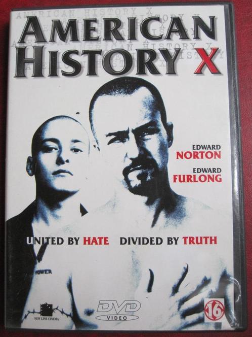 American History X (1998), Cd's en Dvd's, Dvd's | Actie, Zo goed als nieuw, Actie, Vanaf 16 jaar, Ophalen of Verzenden