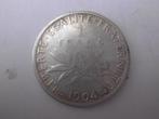 Frankrijk : 1 FF 1904 in zilver, Frankrijk, Zilver, Losse munt, Verzenden