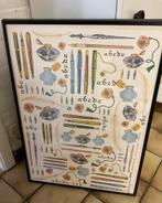 Affiche in kader, Ophalen of Verzenden