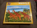 Puzzel 1000 stuks - Giraffen, Hobby en Vrije tijd, Ophalen of Verzenden, 500 t/m 1500 stukjes, Gebruikt, Legpuzzel