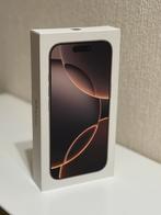 iPhone 16 Pro 128gb Desert Titanium/ nieuw geseald met bon!, Telecommunicatie, Mobiele telefoons | Apple iPhone, IPhone 16 Pro