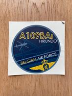 Sticker - Belgian Air Force - A109, Ophalen of Verzenden, Nieuw, Kaart, Foto of Prent