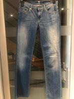 Damesjeans, recht model, maat 28, merk 7 far all mankind, pe, Maat 38/40 (M), Blauw, Ophalen of Verzenden, Zo goed als nieuw