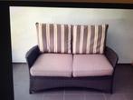 Lounge bankstel, Rotan, Zo goed als nieuw, Loungeset, Bank