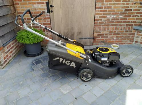 Stiga Turbo Power 53 S B Alu Maaidek zo goed als nieuw, Tuin en Terras, Grasmaaiers, Zo goed als nieuw, Benzine-grasmaaier, 50 cm of meer