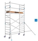 ALUMEXX rolsteiger 5.2m werkhoogte (nieuwstaat), Doe-het-zelf en Bouw, Steigers, Ophalen, Nieuw, Rolsteiger of Kamersteiger, 5 meter of hoger