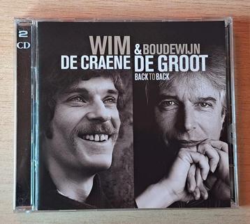 Wim De Craene & Boudewijn De Groot: Back To Back (2 cd), Cd's en Dvd's, Ophalen of Verzenden