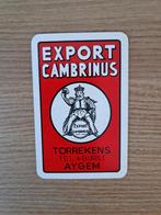 Speelkaart brouwerij Torrekens Aaigem (Aygem - Tel. 4 Burst), Verzamelen, Biermerken, Ophalen of Verzenden, Zo goed als nieuw