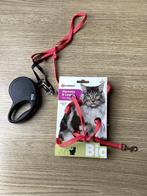 Kattenharnas en oprolbare leiband (3m), Dieren en Toebehoren, Katten-accessoires, Zo goed als nieuw, Ophalen