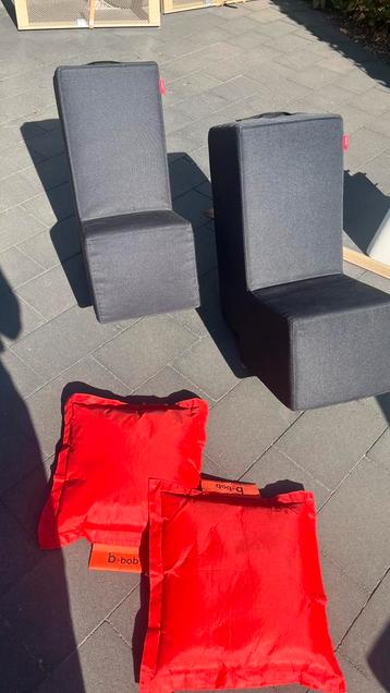Lümmel stoelen met B-Bob kussens beschikbaar voor biedingen