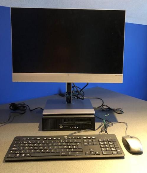 PC met scherm (gratis printer en luidsprekers en toetsenbord, Computers en Software, Desktop Pc's, Zo goed als nieuw, 3 tot 4 Ghz