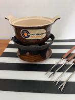 LE CREUSET minifondue van geëmailleerd gietijzer, Huis en Inrichting, Ophalen of Verzenden