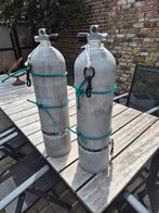 Set aluminium 11L 200bar sidemount duikflessen, Watersport en Boten, Duiken, Ophalen of Verzenden, Zo goed als nieuw