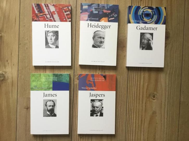 Kopstukken filosofie - 11 verschillende boeken, Boeken, Filosofie, Zo goed als nieuw, Ophalen of Verzenden