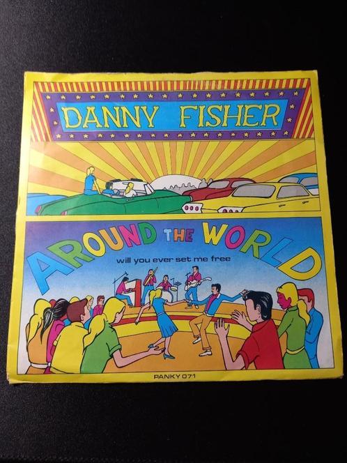 Danny Fisher  ‎– Around The World " Popcorn ska ", Cd's en Dvd's, Vinyl Singles, Zo goed als nieuw, Single, Overige genres, 7 inch