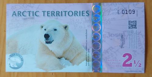 Arctic Territories (South Pole) 2013 - 2 ½  ‘Polar’ Dollars', Timbres & Monnaies, Monnaies & Billets de banque | Collections, Billets de banque
