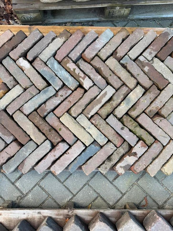 Gebakken klei klinkers oid, Tuin en Terras, Grind, Keien en Split, Zo goed als nieuw, Ophalen of Verzenden