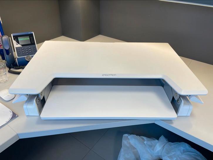 Ergotron Zit-Stabureau, Maison & Meubles, Bureaux, Comme neuf, Bureau, Enlèvement