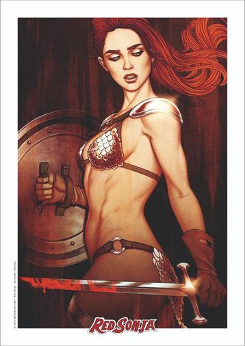 Ex-libris - Red Sonja - Walter Geovani