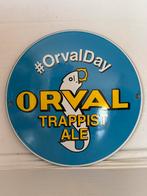 Orval bord in echt email met een diameter van 30 cm, Ophalen of Verzenden