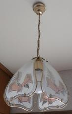 hanglamp met bloemenmotief, Ophalen, Zo goed als nieuw, Glas, Minder dan 50 cm