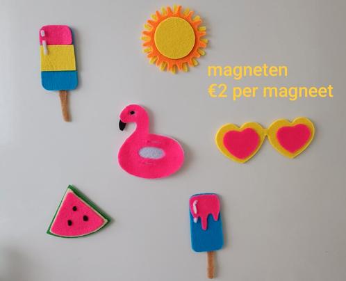 zomerse magneten (kinderopvang), Maison & Meubles, Accessoires pour la Maison | Tableaux d'affichage, Neuf, Autres types, Enlèvement ou Envoi