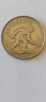 Luxemburg 1 frank 1955, Postzegels en Munten, Munten | Europa | Niet-Euromunten, Verzenden, Overige landen, Losse munt