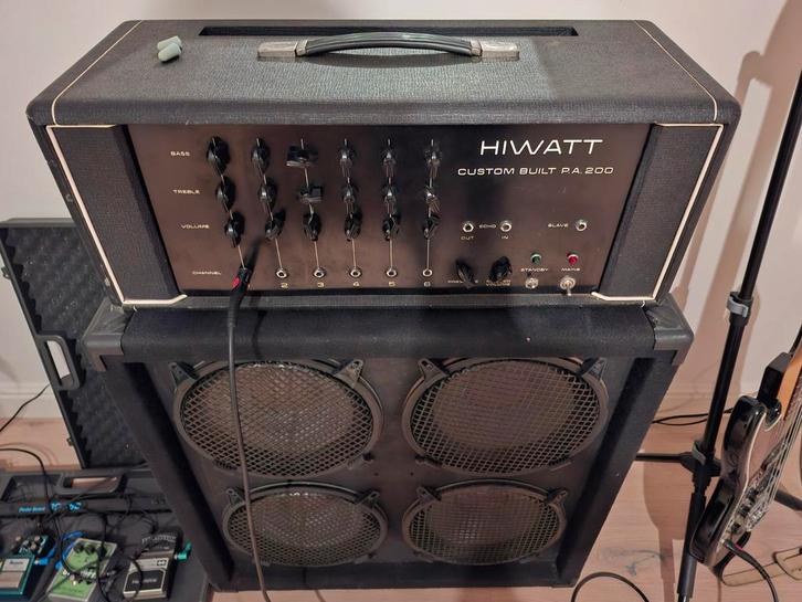 Hiwatt PA200 DR203 1972, Musique & Instruments, Amplis | Basse & Guitare, Guitare, Enlèvement