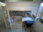 Hoogslaper met bureau en zetel, Huis en Inrichting, Ophalen, Hoogslaper, Eenpersoons, 210 cm