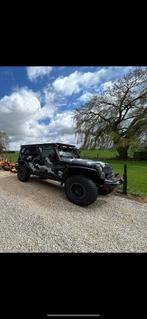 Jeep wrangler rubicon, Auto's, Automaat, Zwart, Zwart, Diesel