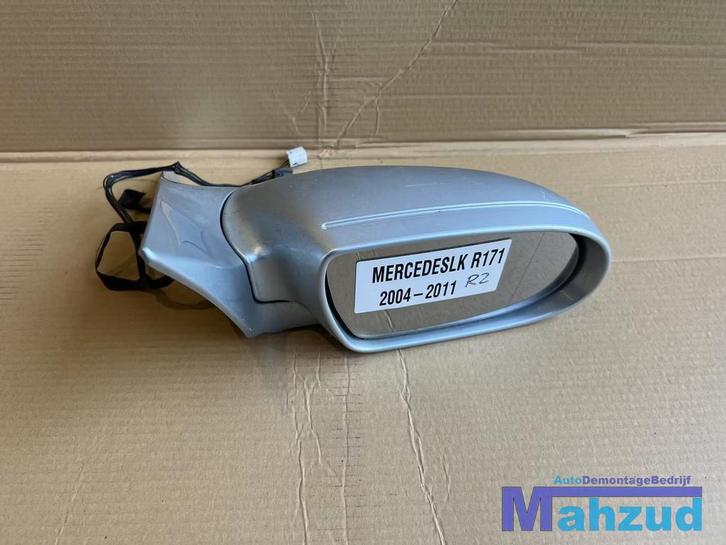MERCEDES SLK R171 Zilver rechts spiegel buitenspiegel 2004-2, Auto-onderdelen, Spiegels, Mercedes-Benz, Gebruikt