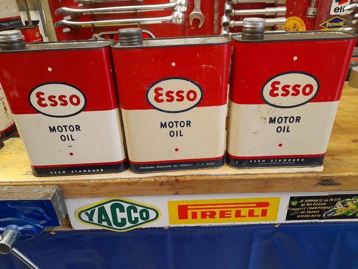 oude lege oliekan Esso standard in het midden type 40, Verzamelen, Merken en Reclamevoorwerpen, Gebruikt, Overige typen, Verzenden