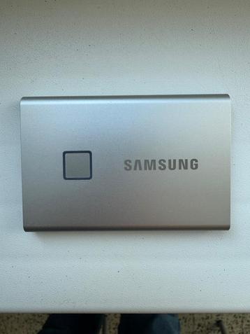 SSD portable Samsung T7 Touch 500 Go, argent