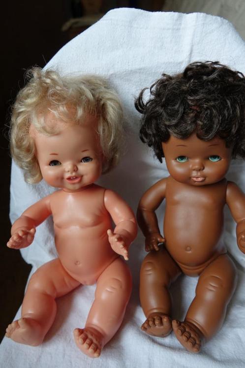 2 x vintage Famosa pop , begin jaren 70, Verzamelen, Poppen, Gebruikt, Pop, Ophalen of Verzenden