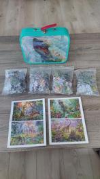 4 puzzels in koffertje, Kinderen en Baby's, Speelgoed | Kinderpuzzels, Ophalen, Meer dan 50 stukjes, Nieuw, 4 tot 6 jaar