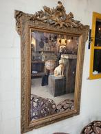 Antieke Jugendstil kuifspiegel spiegel baroque met ornament, Antiquités & Art, Antiquités | Miroirs, Rectangulaire, 50 à 100 cm