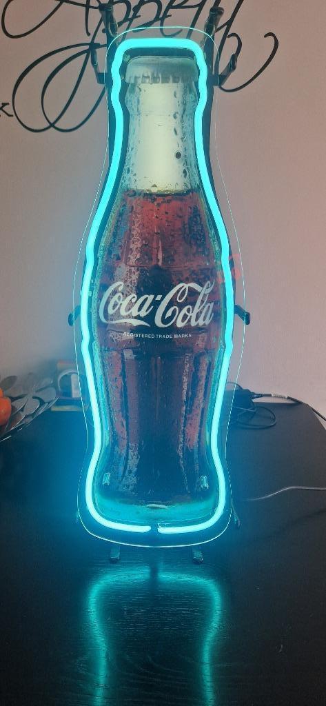 coca cola neon lichtreclame, Collections, Marques & Objets publicitaires, Comme neuf, Table lumineuse ou lampe (néon), Enlèvement