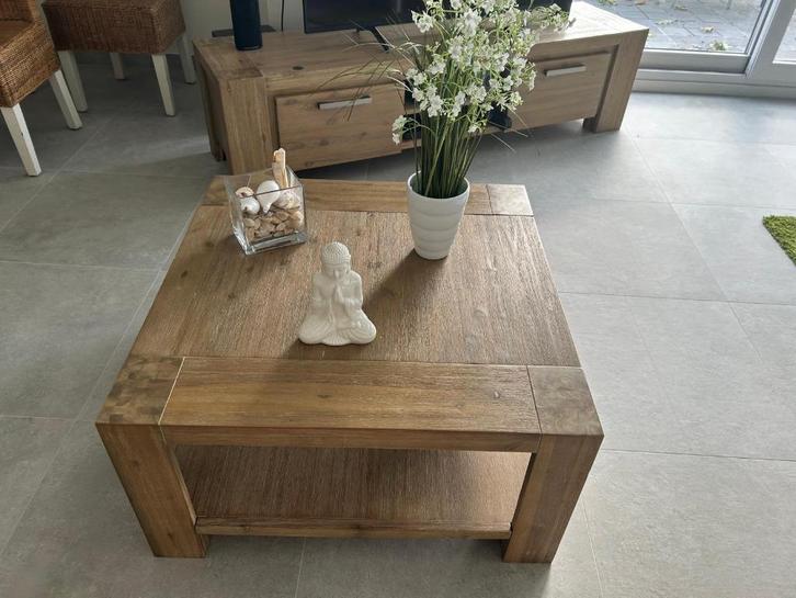 TV kast en salontafel, Huis en Inrichting, Kasten |Televisiemeubels, Gebruikt, Minder dan 100 cm, 150 tot 200 cm, 25 tot 50 cm