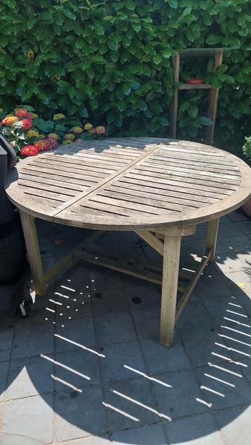 Tuinset - houten tafel en 6 stoelen in teak beschikbaar voor biedingen