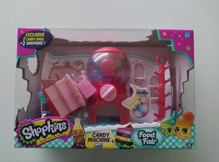 Leuke Giochi Preziosi - Shopkins - Candy Machine Sweet Spot, Kinderen en Baby's, Speelgoed | Poppen, Nieuw, Overige typen, Ophalen of Verzenden