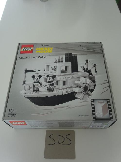 Lego 21317 Steamboat Willie (nieuw in doos), Enfants & Bébés, Jouets | Duplo & Lego, Neuf, Lego, Ensemble complet, Enlèvement ou Envoi