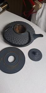 Gietijzeren theepot  20 cm breed, Maison & Meubles, Cuisine | Casseroles & Poêles, Enlèvement, Comme neuf, Fonte