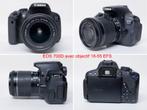 Boitier photo EOS 700D avec 2 objectifs et divers accessoire, 18 Megapixel, Gebruikt, Spiegelreflex, Canon