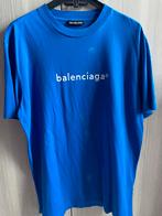 Balenciaga t-shirt blauw, Comme neuf, Manches courtes, Taille 38/40 (M), Bleu